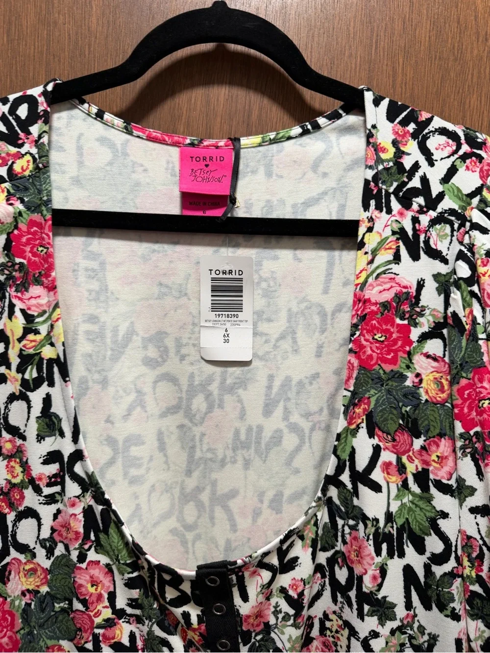 Torrid by Betsey Johnson two-piece matching set